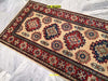Tappeto Passatoia Uzbek Kazak 186x61 Cm Beige Arancione Rosso In Lane Pregiate Casa e cucina/Tessili per la casa/Tappeti e tappetini/Tappeti Runner Mollaian Tappeti - Lecce, Commerciovirtuoso.it