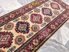 Tappeto Passatoia Uzbek Kazak 186x61 Cm Beige Arancione Rosso In Lane Pregiate Casa e cucina/Tessili per la casa/Tappeti e tappetini/Tappeti Runner Mollaian Tappeti - Lecce, Commerciovirtuoso.it