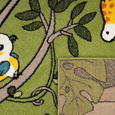 Tappeto-per-Bambini-Pelo-Corto-L'allegra-giungla