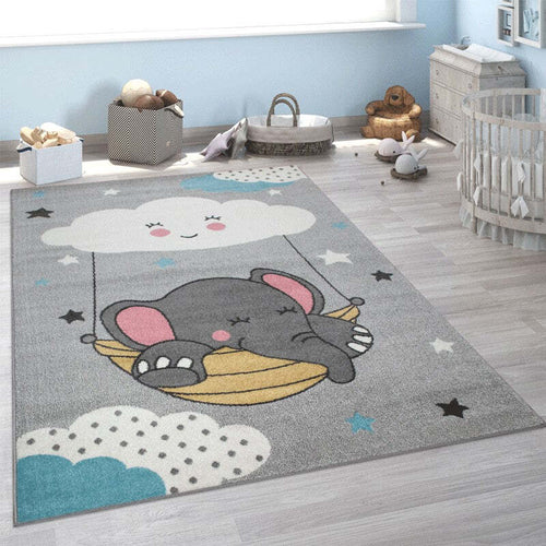 Tappeto-per-Bambini-Tenero-Elefantino