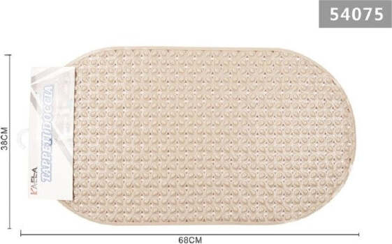 Tappeto-Per-Doccia-Antiscivolo-68-X-38-Cm-Tappetino-Vasca-Da-Bagno-Beige-54075