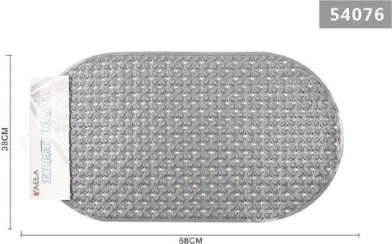 Tappeto-Per-Doccia-Antiscivolo-68-X-38-Cm-Tappetino-Vasca-Da-Bagno-Grigio-54076