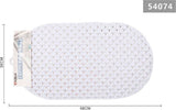 Tappeto Per Doccia Antiscivolo 68x38cm Tappetino Vasca Da Bagno Bianco 54074 Casa e cucina/Bagno/Accessori per il bagno/Accessori per la doccia/Tappetini Trade Shop italia - Napoli, Commerciovirtuoso.it
