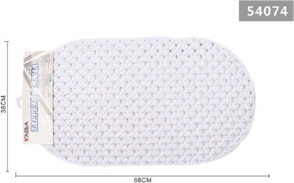 Tappeto Per Doccia Antiscivolo 68x38cm Tappetino Vasca Da Bagno Bianco 54074 Casa e cucina/Bagno/Accessori per il bagno/Accessori per la doccia/Tappetini Trade Shop italia - Napoli, Commerciovirtuoso.it