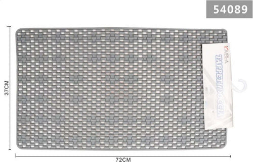 Tappeto Per Doccia Tappetino Vasca Da Bagno Rettangolare 37 X 72 Cm Grigio 54089 Casa e cucina/Bagno/Accessori per il bagno/Accessori per la doccia/Tappetini Trade Shop italia - Napoli, Commerciovirtuoso.it