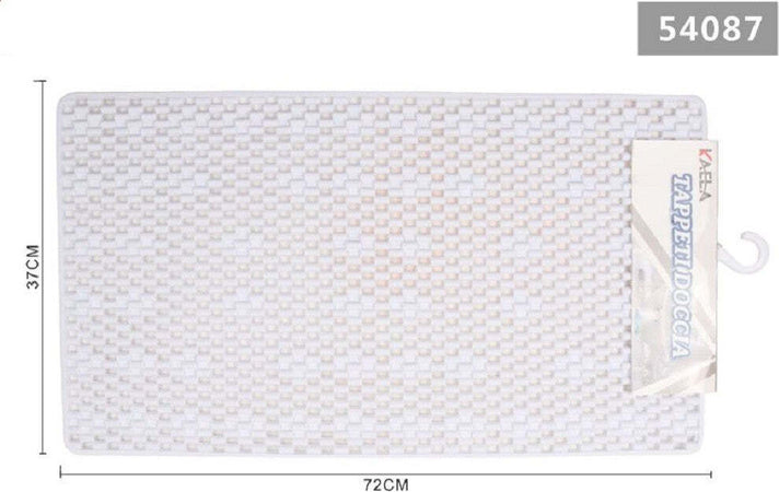 Tappeto Per Doccia Tappetino Vasca Da Bagno Rettangolare 37 X 72cm Bianco 54087 Casa e cucina/Bagno/Accessori per il bagno/Accessori per la doccia/Tappetini Trade Shop italia - Napoli, Commerciovirtuoso.it