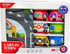 Tappeto-Pista-Auto-con-6-Veicoli-in-Tessuto-Kidz-Corner