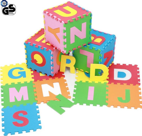 TAPPETO PUZZLE PER BAMBINI SET 36 PEZZI GIOCO TAPPETINO LETTERE ALFABETO GOMMA Giochi e giocattoli/Puzzle/Tappetini puzzle Trade Shop italia - Napoli, Commerciovirtuoso.it