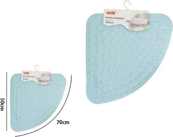 Tappeto Pvc Antiscivolo Triangolare Azzurro Per Vasca Bagno Doccia 50x70cm 79736 Casa, arredamento e bricolage > Accessori Bagno > Tappeti Doccia Trade Shop italia - Napoli, Commerciovirtuoso.it
