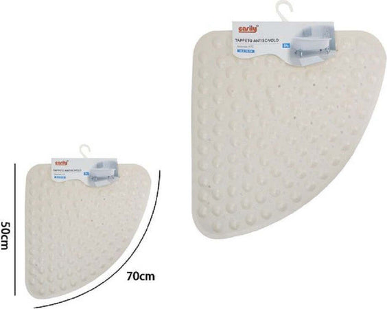 Tappeto Pvc Antiscivolo Triangolare Beige Per Vasca Bagno Doccia 50x70 Cm 79735 Casa, arredamento e bricolage > Accessori Bagno > Tappeti Doccia Trade Shop italia - Napoli, Commerciovirtuoso.it