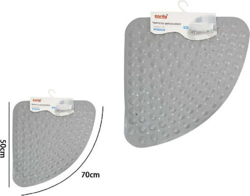 Tappeto Pvc Antiscivolo Triangolare Grigio Per Vasca Bagno Doccia 50x70 Cm 79737 Casa e cucina/Bagno/Accessori per il bagno/Accessori per la doccia/Tappetini Trade Shop italia - Napoli, Commerciovirtuoso.it