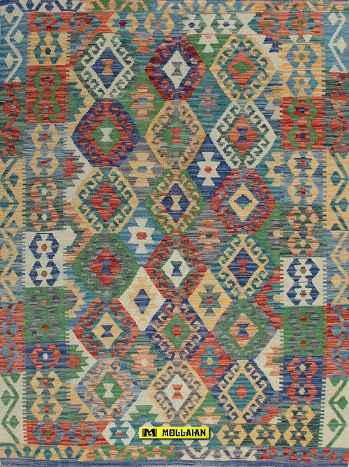 Tappeto Rettangolare Melange Pastello Kilim Kaudani Melange 173x130 Isegno Moderno, Double Face Originale, Lavorato A Mano, Pezzo Unico Casa e cucina/Tessili per la casa/Tappeti e tappetini/Tappeti per scale Mollaian Tappeti - Lecce, Commerciovirtuoso.it