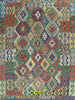 Tappeto Rettangolare Melange Pastello Kilim Kaudani Melange 173x130 Isegno Moderno, Double Face Originale, Lavorato A Mano, Pezzo Unico Casa e cucina/Tessili per la casa/Tappeti e tappetini/Tappeti per scale Mollaian Tappeti - Lecce, Commerciovirtuoso.it