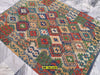 Tappeto Rettangolare Melange Pastello Kilim Kaudani Melange 173x130 Isegno Moderno, Double Face Originale, Lavorato A Mano, Pezzo Unico Casa e cucina/Tessili per la casa/Tappeti e tappetini/Tappeti per scale Mollaian Tappeti - Lecce, Commerciovirtuoso.it