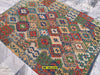 Tappeto Rettangolare Melange Pastello Kilim Kaudani Melange 173x130 Isegno Moderno, Double Face Originale, Lavorato A Mano, Pezzo Unico Casa e cucina/Tessili per la casa/Tappeti e tappetini/Tappeti per scale Mollaian Tappeti - Lecce, Commerciovirtuoso.it
