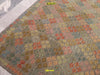 Tappeto Rettangolare Melange Verde Kilim Kaudani Melange 228x173cm Disegno Moderno, Double Face Originale, Lavorato a Mano, Pezzo Unico Casa e cucina/Tessili per la casa/Tappeti e tappetini/Tappeti Mollaian Tappeti - Lecce, Commerciovirtuoso.it