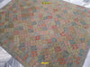 Tappeto Rettangolare Melange Verde Kilim Kaudani Melange 228x173cm Disegno Moderno, Double Face Originale, Lavorato a Mano, Pezzo Unico Casa e cucina/Tessili per la casa/Tappeti e tappetini/Tappeti Mollaian Tappeti - Lecce, Commerciovirtuoso.it