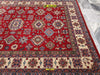Tappeto Rettangolare Rosso Beige Azzurro Uzbek Kazak 295x206 Cm Tappeto Geometrico Orientale Originale Casa e cucina/Tessili per la casa/Tappeti e tappetini/Tappeti Mollaian Tappeti - Lecce, Commerciovirtuoso.it