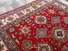 Tappeto Rettangolare Rosso Beige Azzurro Uzbek Kazak 295x206 Cm Tappeto Geometrico Orientale Originale Casa e cucina/Tessili per la casa/Tappeti e tappetini/Tappeti Mollaian Tappeti - Lecce, Commerciovirtuoso.it