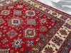 Tappeto Rettangolare Rosso Beige Azzurro Uzbek Kazak 295x206 Cm Tappeto Geometrico Orientale Originale Casa e cucina/Tessili per la casa/Tappeti e tappetini/Tappeti Mollaian Tappeti - Lecce, Commerciovirtuoso.it