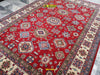 Tappeto Rettangolare Rosso Beige Azzurro Uzbek Kazak 295x206 Cm Tappeto Geometrico Orientale Originale Casa e cucina/Tessili per la casa/Tappeti e tappetini/Tappeti Mollaian Tappeti - Lecce, Commerciovirtuoso.it