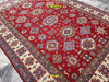 Tappeto Rettangolare Rosso Beige Azzurro Uzbek Kazak 295x206 Cm Tappeto Geometrico Orientale Originale Casa e cucina/Tessili per la casa/Tappeti e tappetini/Tappeti Mollaian Tappeti - Lecce, Commerciovirtuoso.it