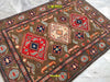 Tappeto Rettangolare Uzbek Kazak 145x106cm Marrone Multicolore Marrone Tortora Casa e cucina/Tessili per la casa/Tappeti e tappetini/Tappeti Mollaian Tappeti - Lecce, Commerciovirtuoso.it
