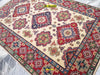 Tappeto Rettangolare Uzbek Kazak 246x175cm Beige Verde Arancio Tappeto Geometrico Orientale Originale Certificato Casa e cucina/Tessili per la casa/Tappeti e tappetini/Tappeti Mollaian Tappeti - Lecce, Commerciovirtuoso.it