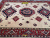 Tappeto Rettangolare Uzbek Kazak 295x213cm Beige E Arancione Tappeto Geometrico Orientale Originale Casa e cucina/Tessili per la casa/Tappeti e tappetini/Tappeti Mollaian Tappeti - Lecce, Commerciovirtuoso.it