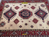 Tappeto Rettangolare Uzbek Kazak 295x213cm Beige E Arancione Tappeto Geometrico Orientale Originale Casa e cucina/Tessili per la casa/Tappeti e tappetini/Tappeti Mollaian Tappeti - Lecce, Commerciovirtuoso.it