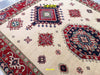 Tappeto Rettangolare Uzbek Kazak 295x213cm Beige E Arancione Tappeto Geometrico Orientale Originale Casa e cucina/Tessili per la casa/Tappeti e tappetini/Tappeti Mollaian Tappeti - Lecce, Commerciovirtuoso.it