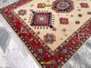 Tappeto Rettangolare Uzbek Kazak 295x213cm Beige E Arancione Tappeto Geometrico Orientale Originale Casa e cucina/Tessili per la casa/Tappeti e tappetini/Tappeti Mollaian Tappeti - Lecce, Commerciovirtuoso.it