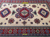 Tappeto Rettangolare Uzbek Kazak 296x204cm Beige Arancione E Verde Tappeto Geometrico Orientale Originale Casa e cucina/Tessili per la casa/Tappeti e tappetini/Tappeti Mollaian Tappeti - Lecce, Commerciovirtuoso.it
