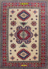 Tappeto Rettangolare Uzbek Kazak 296x204cm Beige Arancione E Verde Tappeto Geometrico Orientale Originale Casa e cucina/Tessili per la casa/Tappeti e tappetini/Tappeti Mollaian Tappeti - Lecce, Commerciovirtuoso.it