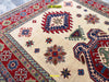 Tappeto Rettangolare Uzbek Kazak 296x204cm Beige Arancione E Verde Tappeto Geometrico Orientale Originale Casa e cucina/Tessili per la casa/Tappeti e tappetini/Tappeti Mollaian Tappeti - Lecce, Commerciovirtuoso.it