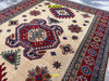 Tappeto Rettangolare Uzbek Kazak 296x204cm Beige Arancione E Verde Tappeto Geometrico Orientale Originale Casa e cucina/Tessili per la casa/Tappeti e tappetini/Tappeti Mollaian Tappeti - Lecce, Commerciovirtuoso.it