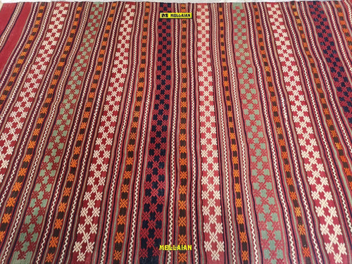 Tappeto Rosso Kilim Suzani Caucasico Antico 250x157cm Rosso Multicolore, Lavorazione Sumak A Ricamo Originale Unico Con Certificato Casa e cucina/Tessili per la casa/Tappeti e tappetini/Tappeti Mollaian Tappeti - Lecce, Commerciovirtuoso.it