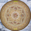 Tappeto Rotondo Extra Fine Aubusson 245x245cm Cina Beige - Sabbia - Tortora Originale Unico Con Certificato Casa e cucina/Tessili per la casa/Tappeti e tappetini/Tappeti Mollaian Tappeti - Lecce, Commerciovirtuoso.it