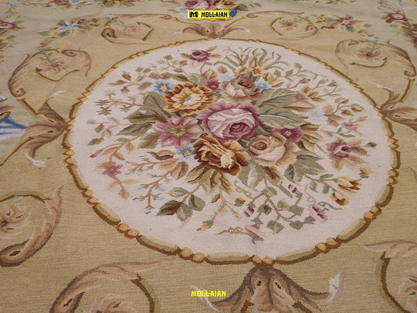Tappeto Rotondo Extra Fine Aubusson 245x245cm Cina Beige - Sabbia - Tortora Originale Unico Con Certificato Casa e cucina/Tessili per la casa/Tappeti e tappetini/Tappeti Mollaian Tappeti - Lecce, Commerciovirtuoso.it