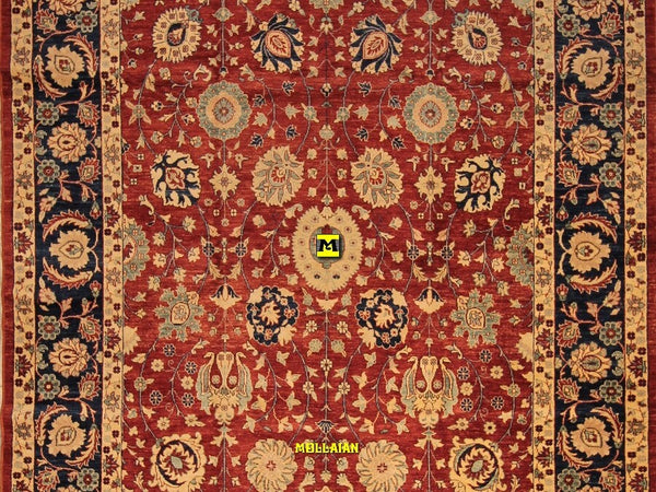 Tappeto Scendiletto Uzbek Kazak Afshan Extra Gold 378x260 Con Frange Multicolore Chiaro Casa e cucina/Tessili per la casa/Tappeti e tappetini/Scendiletto Mollaian Tappeti - Lecce, Commerciovirtuoso.it