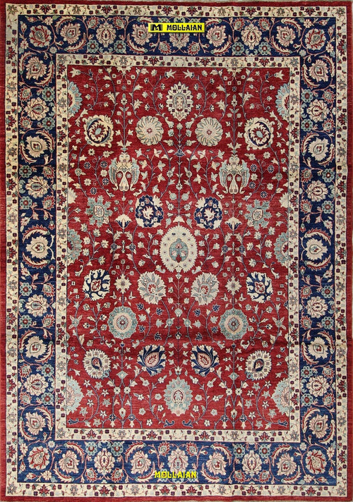 Tappeto Scendiletto Uzbek Kazak Afshan Extra Gold 378x260 Con Frange Multicolore Chiaro Casa e cucina/Tessili per la casa/Tappeti e tappetini/Scendiletto Mollaian Tappeti - Lecce, Commerciovirtuoso.it