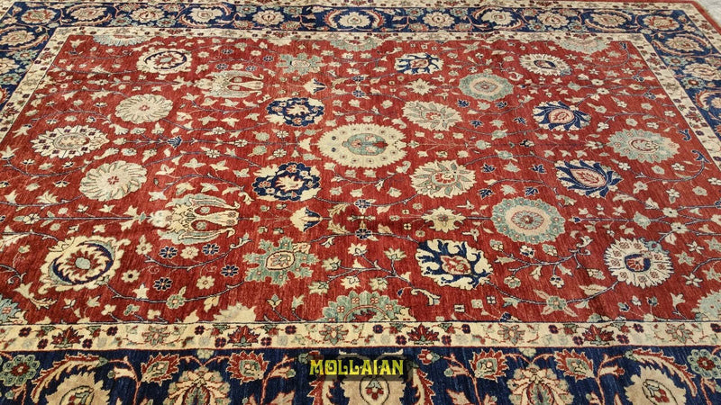 Tappeto Scendiletto Uzbek Kazak Afshan Extra Gold 378x260 Con Frange Multicolore Chiaro Casa e cucina/Tessili per la casa/Tappeti e tappetini/Scendiletto Mollaian Tappeti - Lecce, Commerciovirtuoso.it