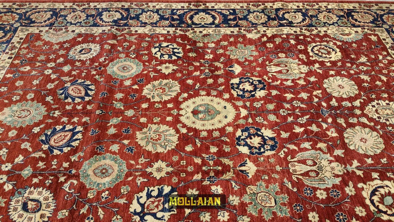 Tappeto Scendiletto Uzbek Kazak Afshan Extra Gold 378x260 Con Frange Multicolore Chiaro Casa e cucina/Tessili per la casa/Tappeti e tappetini/Scendiletto Mollaian Tappeti - Lecce, Commerciovirtuoso.it