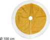 Tappeto Sottoalbero Natale Gonna Copertura 100 Cm Effetto Glitter Oro Pelliccia Casa e cucina/Decorazioni per interni/Addobbi e decorazioni per ricorrenze/Decorazioni natalizie/Gonne per alberi di Natale Trade Shop italia - Napoli, Commerciovirtuoso.it