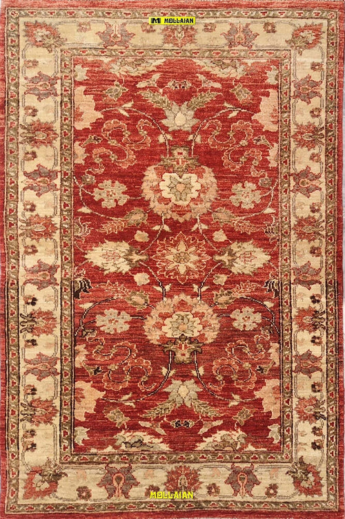 Tappeto-Sultanabad-Ziegler-Extra-Gold-230x170---Eleganza-Senza-Tempo-In-Beige-E-Arancione