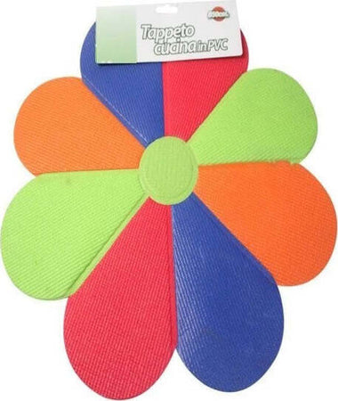 Tappeto-Tappetino-Antiscivolo-Bagno-Cucina-Multiuso-40x60cm-Fiore-Colorato