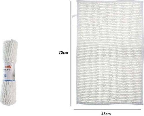 Tappeto Tappetino Antiscivolo Per Arredo Bagno 45 X 70 Cm Colore Bianco 79915 Casa, arredamento e bricolage > Arredamento > Tappeti Trade Shop italia - Napoli, Commerciovirtuoso.it