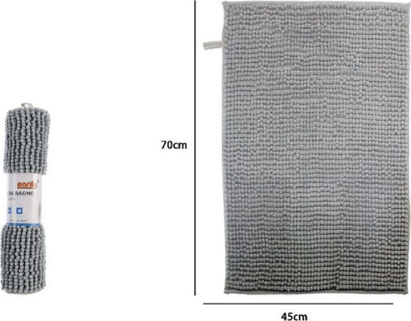 Tappeto Tappetino Antiscivolo Per Arredo Bagno 45 X 70 Cm Colore Grigio 79920 Casa, arredamento e bricolage > Arredamento > Tappeti Trade Shop italia - Napoli, Commerciovirtuoso.it