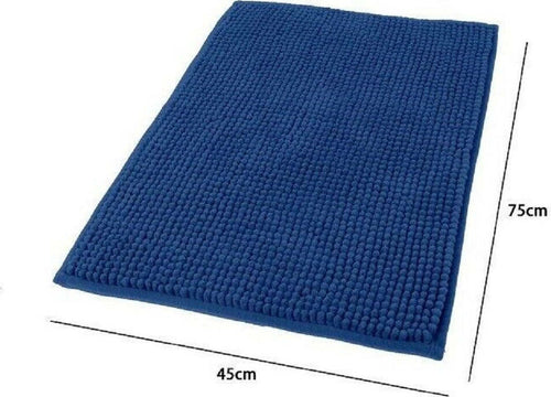 Tappeto Tappetino Antiscivolo Per Bagno Arredo 45 X 75 Cm Blu In Tessuto 69866 Casa, arredamento e bricolage > Arredamento > Tappeti Trade Shop italia - Napoli, Commerciovirtuoso.it