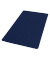 Tappeto Tappetino Antiscivolo Per Bagno Arredo 69x39cm Blu Con Quadratini 69899